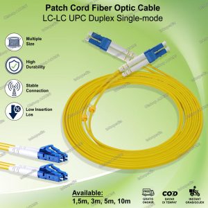 KABEL PATCH CORD 10meter DUPLEX LC to lc SM